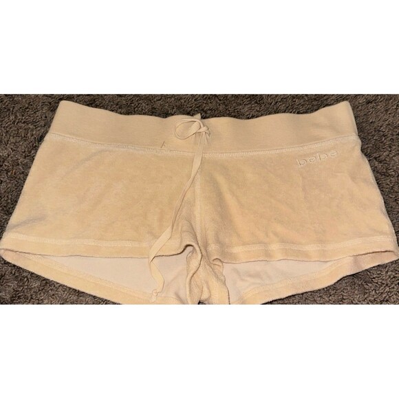 Bebe tan y2k shorts - Picture 1 of 3